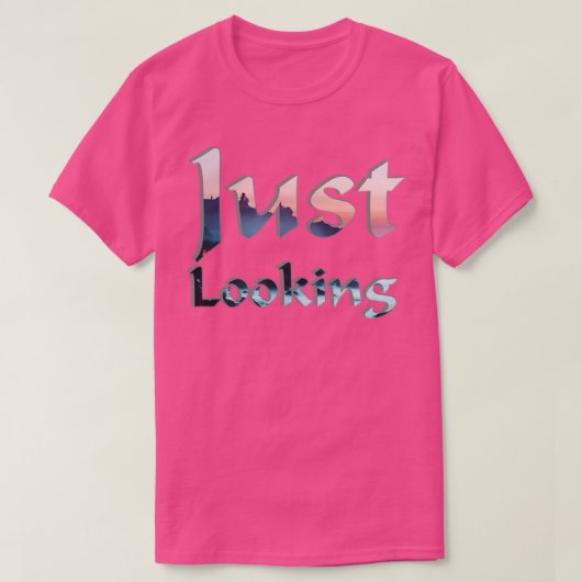 見ているだけで Tシャツ (デザイン正面)