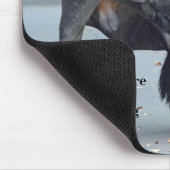 見ているである何おもしろいか。 Bullのバイソン マウスパッド (コーナー)