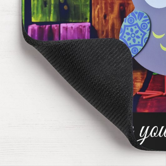 見ているである何おもしろいなフクロウのマウスパッドか。 マウスパッド (コーナー)