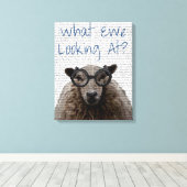 見ているもの キャンバスプリント (インサイチュ (ウッドフロア))