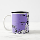 見ている女の子 ツートーンマグカップ (左)