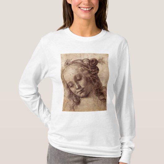 見ている女性 Tシャツ (正面)
