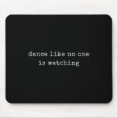 見ておもしろいいるやる気を起こさせるような踊り マウスパッド (正面)