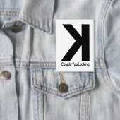 「見てたんだね」- 面白い野球のピッチャーの台詞 缶バッジ (インサイチュ)
