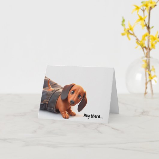 見てますよ カード (黄色い花)