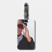 見てよ。見てよ。荷物タグ。 ラゲッジタグ (裏面縦)