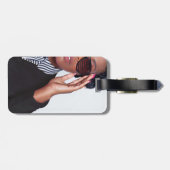 見てよ。見てよ。荷物タグ。 ラゲッジタグ (裏面横)