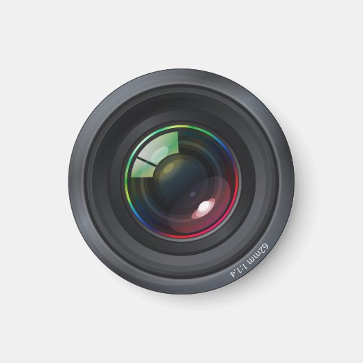 見てるよ!カメラレンズ磁石 マグネット (正面)