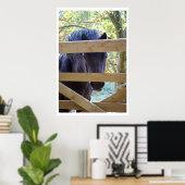 見てる。[プリント] ポスター (ホームオフィス)