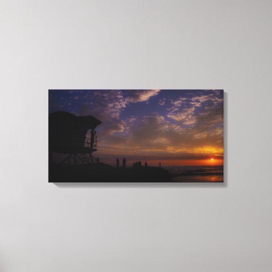 見てろ！ キャンバスプリント (正面)