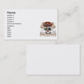 見てスティームパンクコラージュアート 名刺 (正面/裏面)