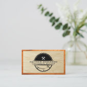 見てハンマー | ウッド 名刺 (スタンド正面)