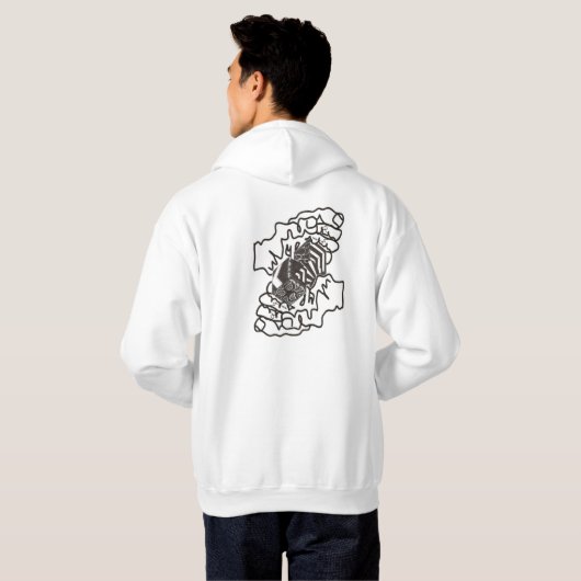 見て下さい パーカ (裏面フル)