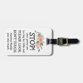 見て生まれたばかりのないTouch車の座席ベビーカーラベル ラゲッジタグ (正面横)