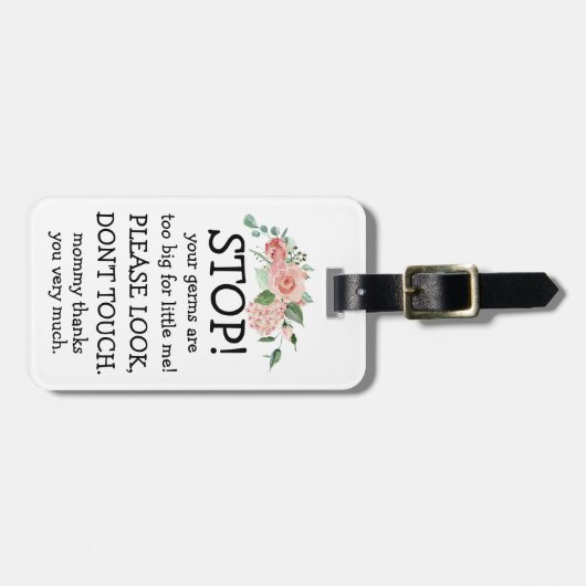 見て生まれたばかりのないTouch車の座席ベビーカーラベル ラゲッジタグ (正面横)