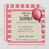 見て誰が誕生日招待状 招待状 (正面/裏面)