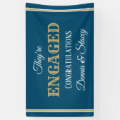 見て!!カスタム婚約旗 横断幕 (縦)