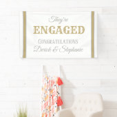 見て!!カスタム婚約旗 横断幕 (インサイチュ)