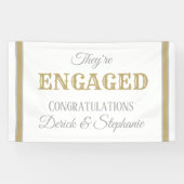 見て!!カスタム婚約旗 横断幕 (横)