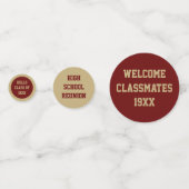 見て!!クラス懇親会テーブル紙吹雪 コンフェッティ (正面)