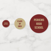 見て!!クラス懇親会テーブル紙吹雪 コンフェッティ (裏面)