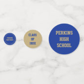 見て!!クラス懇親会テーブル紙吹雪 コンフェッティ (裏面)