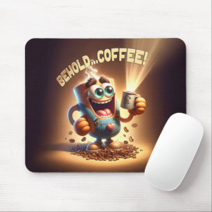 見て…コーヒー! マウスパッド