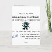 見て!私は宇宙飛行士だ! カード (裏面)