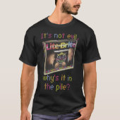 見て、Lite-Brite! Tシャツ (正面)