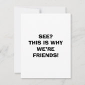 見ないでメモカード ノートカード (裏面)