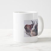 見ないで下さい ジャンボコーヒーマグカップ (正面右)