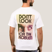 「見ないで、ヴィーブ」 Tシャツ (裏面)