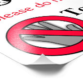 見ないtouchポスター フォトプリント            (角)