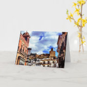 見のスペインのコレクションからの挨拶状 カード (黄色い花)