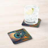 「見の回廊」 – 超現実的ポートレート コースター (右側)