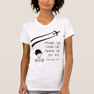 見ますはっきり主張します私をChemtrailsの殺害目覚めて下さい Tシャツ