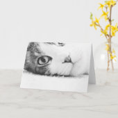 見ます、空greetingcard カード (黄色い花)