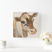 見ますIライト スクエア壁時計 (ホーム)