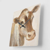 見ますIライト スクエア壁時計 (傾斜)