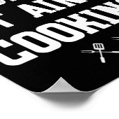 見もした目は料理Pitmaster Bbq Gift ポスター (角)
