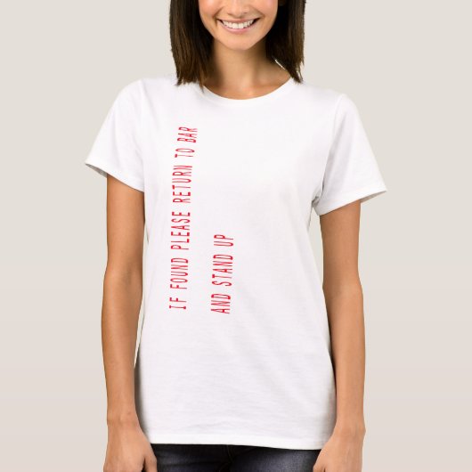 見もしつかったパブ Tシャツ (正面)