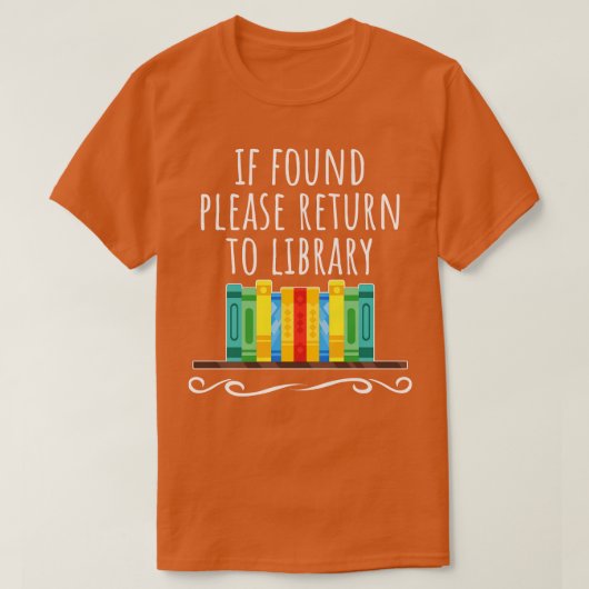 見もしつかった図書館に戻る Tシャツ (デザイン正面)