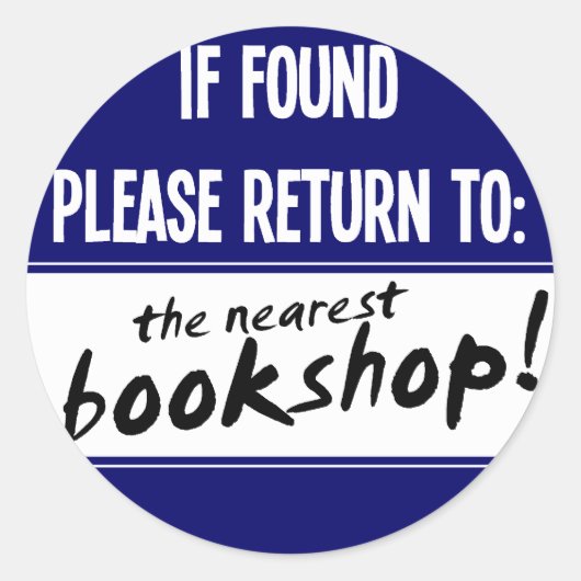 見もしつかった場合は最寄りの書店に戻る ラウンドシール (正面)