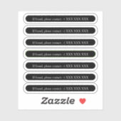 見もしつかりました連絡x6ステッカー シール (シート)