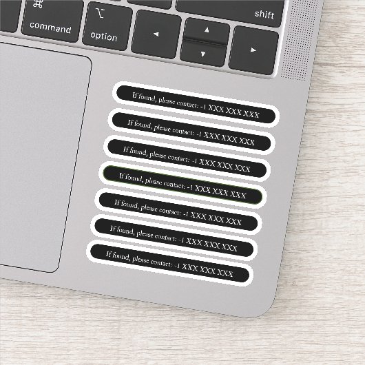 見もしつかりました連絡x6ステッカー シール (詳細)