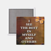 見よ最高のよ…確認磁石の言葉 マグネット (正面/裏面)