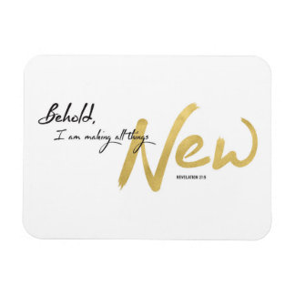 見よ私は新しい芸術のプリント マグネット