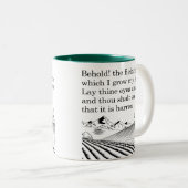 見よ！私がf*cksを育てる畑。おもしろい ツートーンマグカップ (正面右)