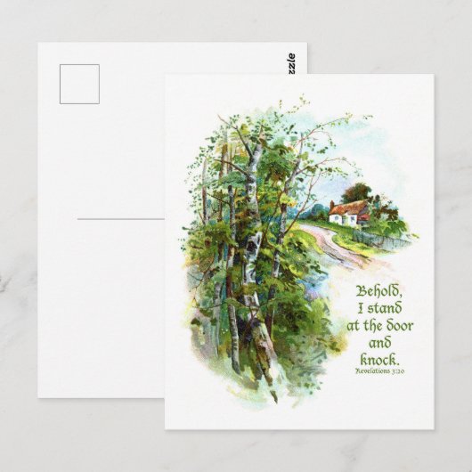 見よ，私ははがきに立つ ポストカード (正面/裏面)