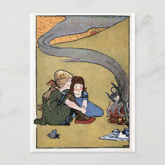 見られたやかんは決してヴィンテージを沸かしません ポストカード (正面)